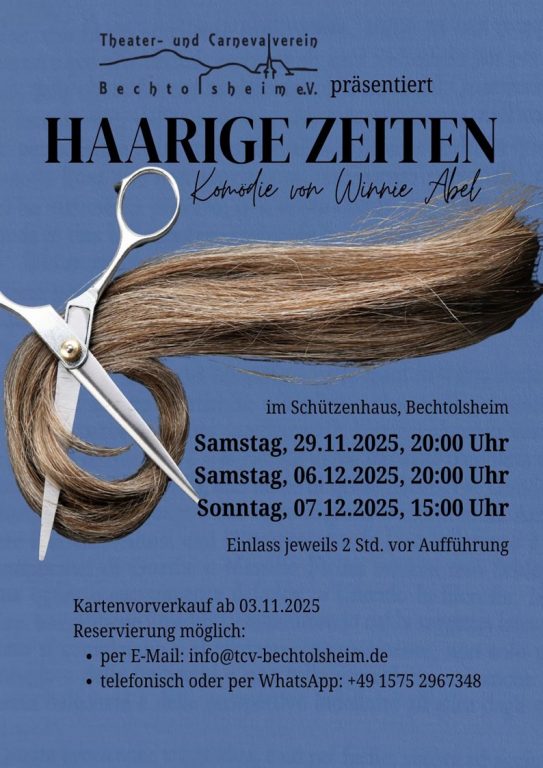 Wintertheater 2025 Haarige Zeiten