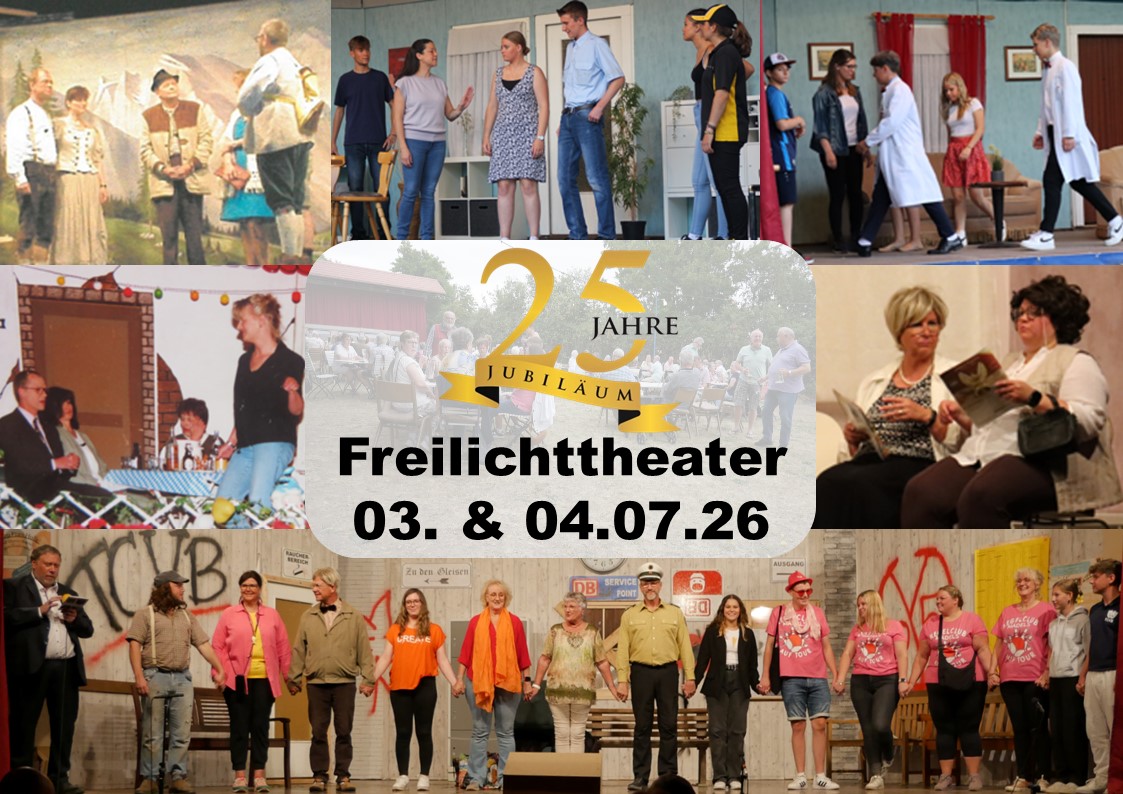 TCV-Bechtolsheim Theater Gruppe 2026 zum 25 jährigen Jubiläum